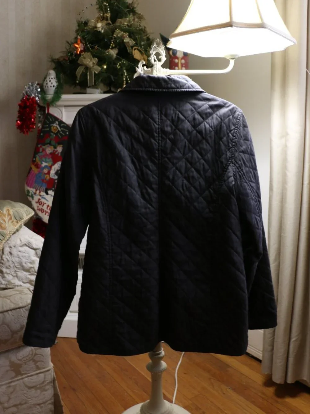 Black Quilted Michael Kors Jacket